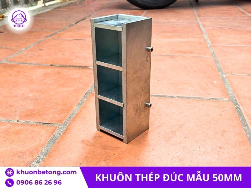 khuôn đúc mãu nén 50mm ba ngăn
