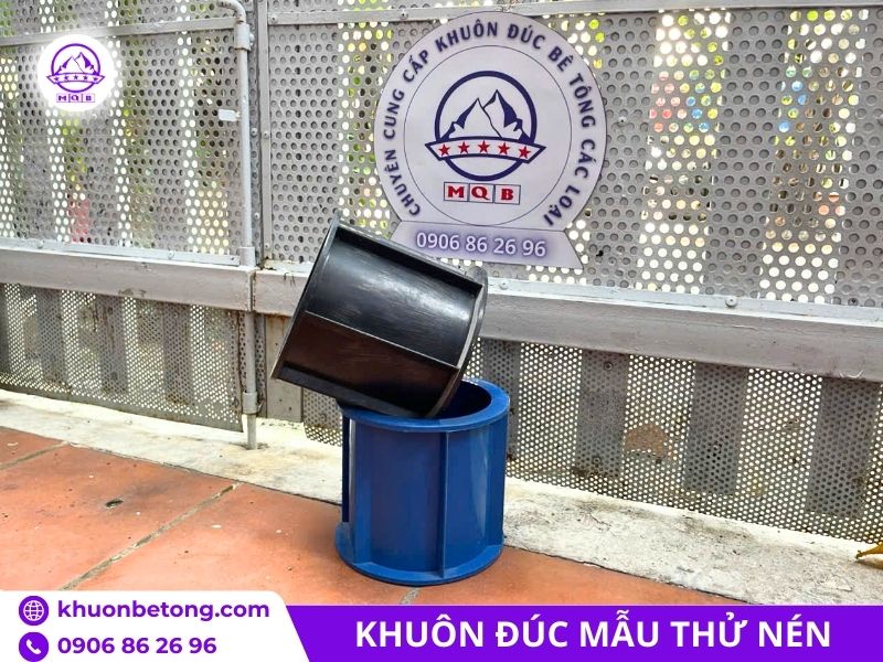 Khuôn đúc mẫu thử nén 15cm