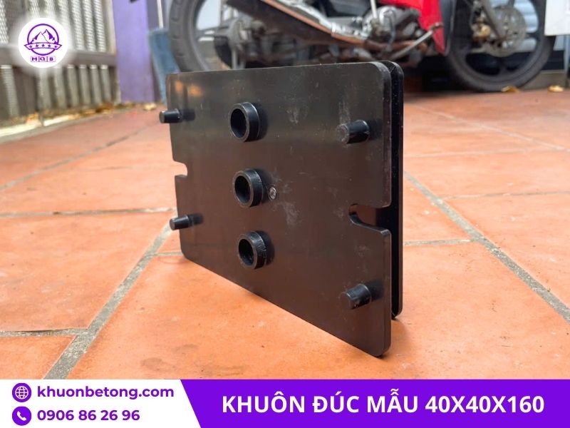 Khuôn đúc mẫu thử xi măng bằng nhựa