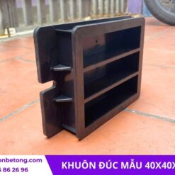 Khuôn đúc mẫu vữa thí nghiệm ba ngăn