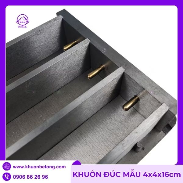 Khuôn gang đúc mẫu 40x40x160mm