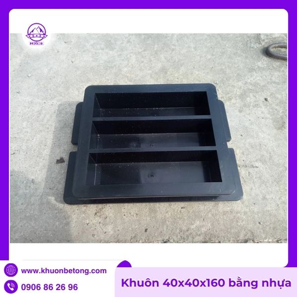 Khuôn nhựa đúc mẫu 40x40x160mm