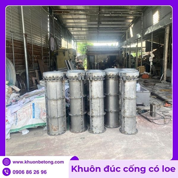 Khuôn thép đúc cống có loe cao cấp