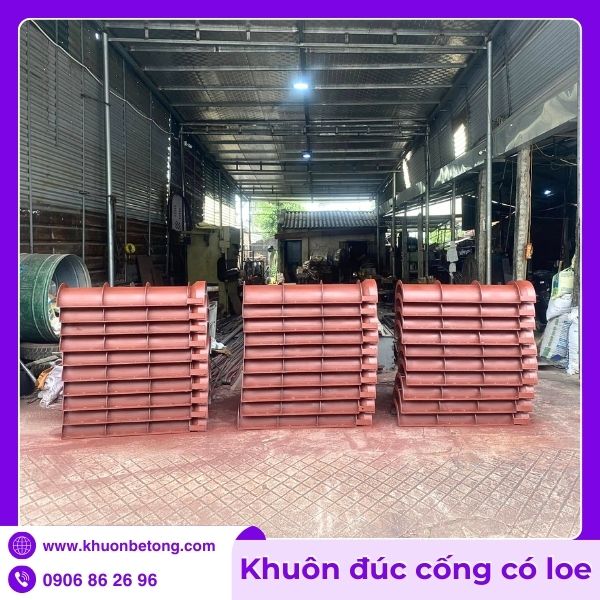 Khuôn thép đúc cống có loe