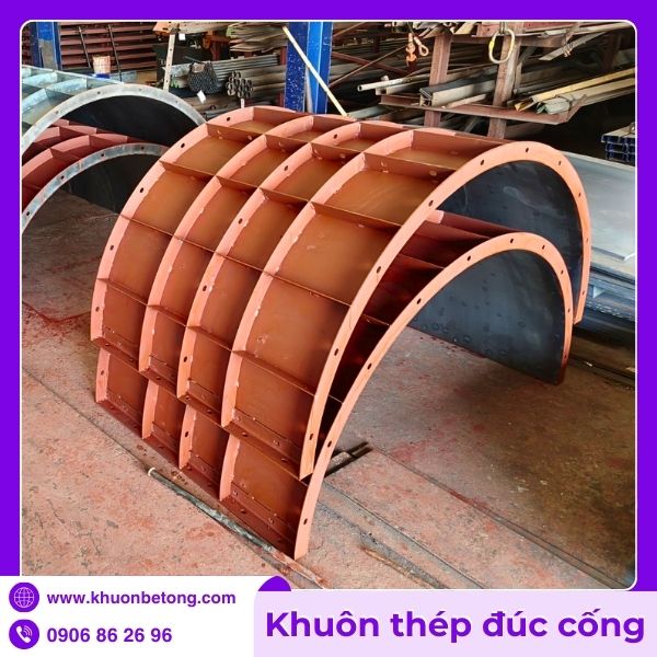Khuôn thép đúc cống thủ công cao cấp