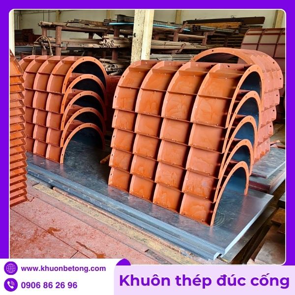 Khuôn thép đúc cống thủ công