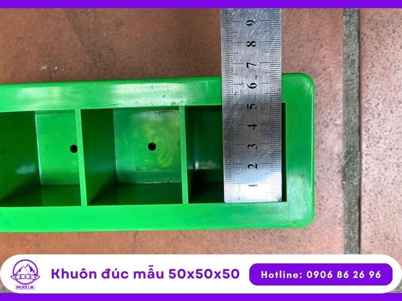Khuôn đúc mẫu 500mm bằng nhựa