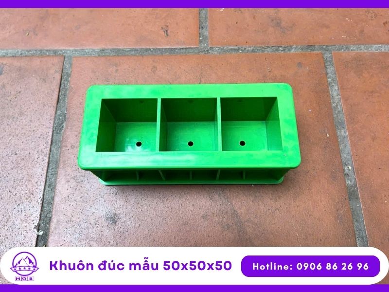 Khuôn đúc mẫu 50x50x50mm