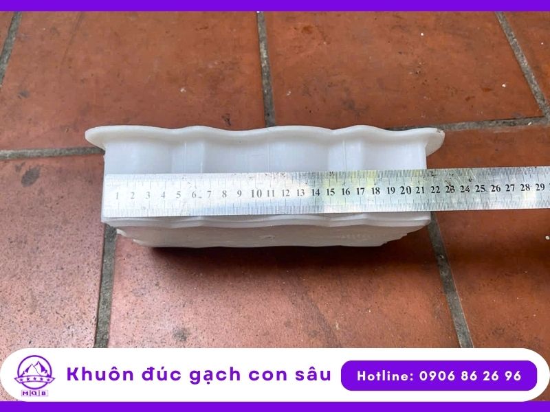 Khuôn gạch họa tiết con sâu