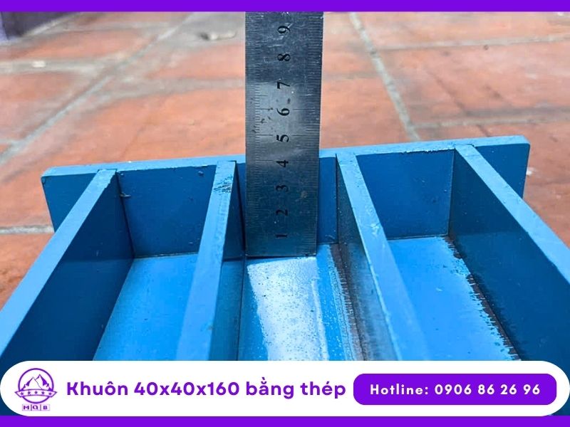 Khuôn lấy mẫu vữa 40x40x160mm