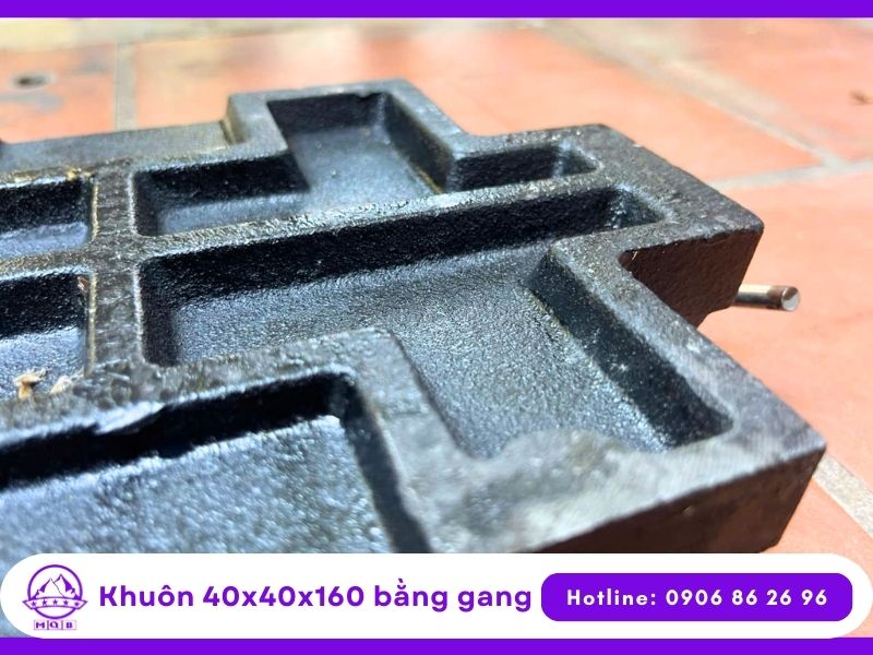 Khuôn đúc mẫu vữa bằng gang 