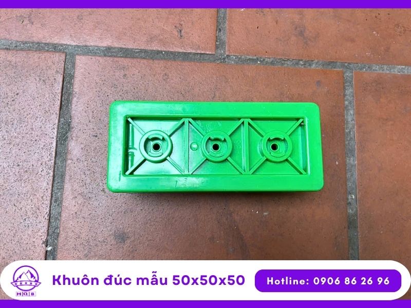 Khuôn thử nén 5x5x5cm ba ngăn