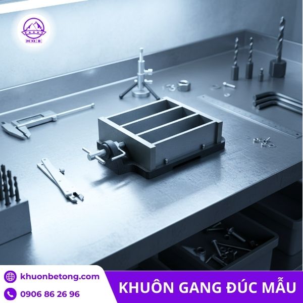 Khuôn vữa xi măng 40x40x160mm