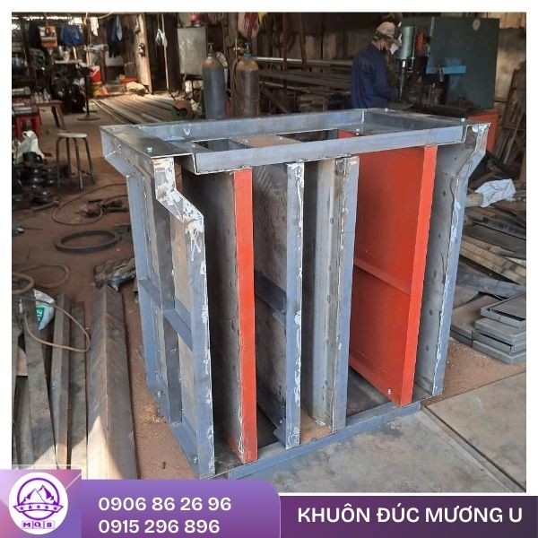 Khuôn đúc mương U 2 ngăn bằng thép