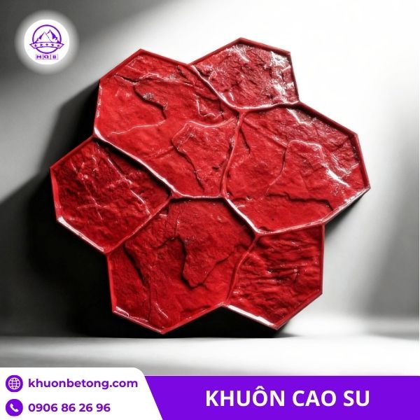 Giả đá bằng khuôn cao su