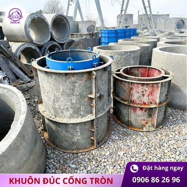 Khuôn thép đúc cống dài 1m