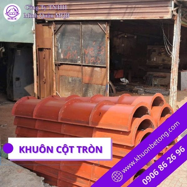 Khuôn đúc cột dài 3m bằng thép