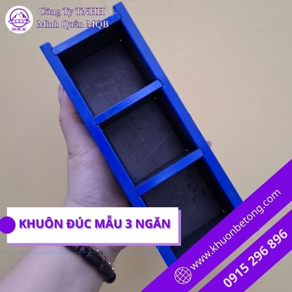 Khuôn đúc mẫu bê tông 5x5x5cm