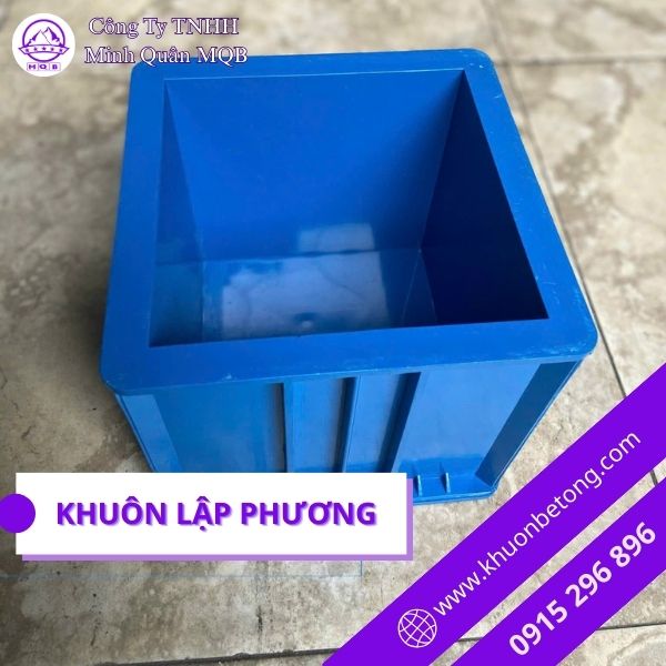 Khuôn mẫu lập phương 150x150x150mm bằng nhựa ABS