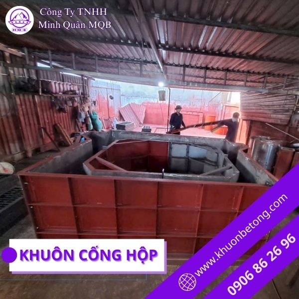 Khuôn thép đúc cống hộp cao cấp