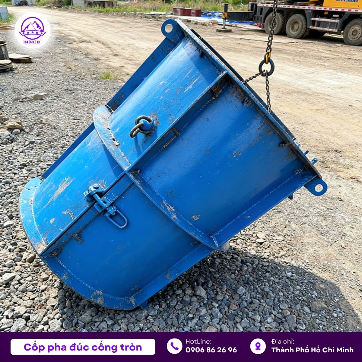 Cách thi công cốp pha thép đúc cống