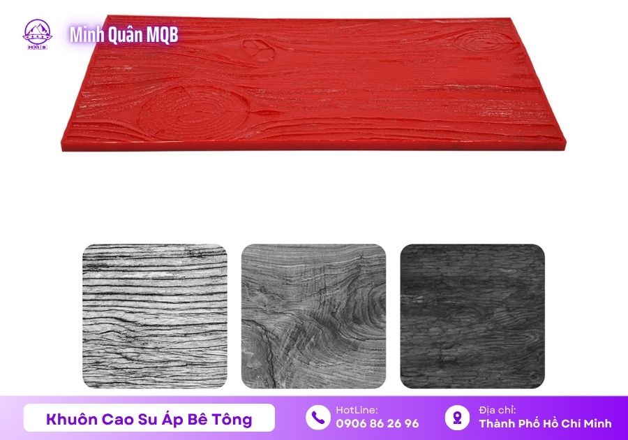 Cao su giả gỗ bê tông