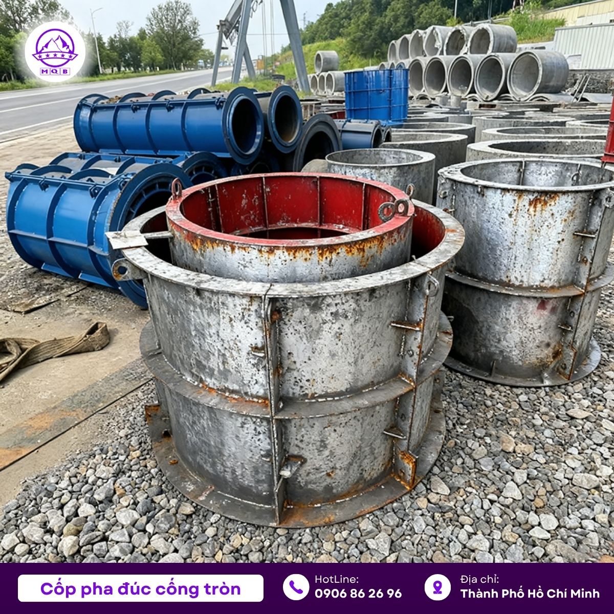 Cốp pha thép đúc cống