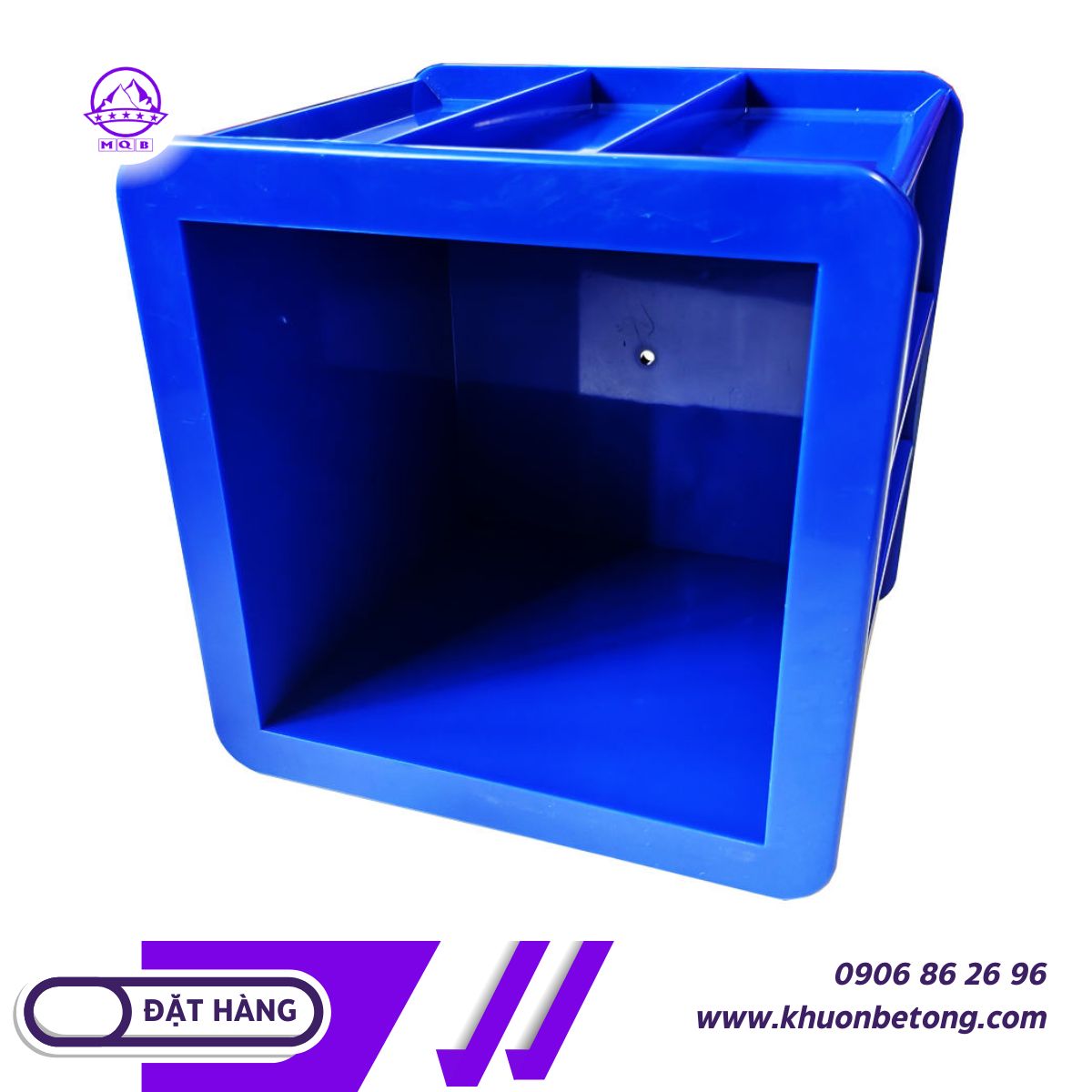 Khuôn đúc mẫu thử nén 150mm bằng nhựa