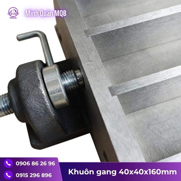 Khuôn mẫu ba ngăn bằng gang