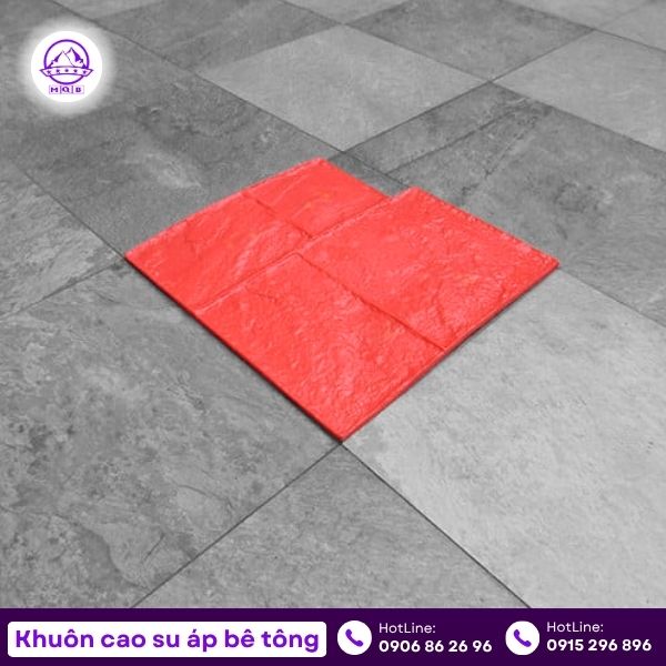 Khuôn áp bê tông tại TPHCM bằng cao su