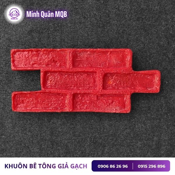 Khuôn cao su giả gạch cao cấp