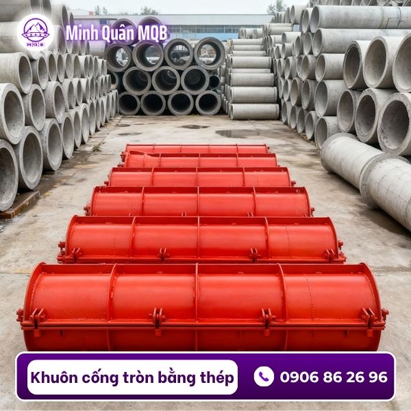 Khuôn cốt pha cống tròn bằng thép