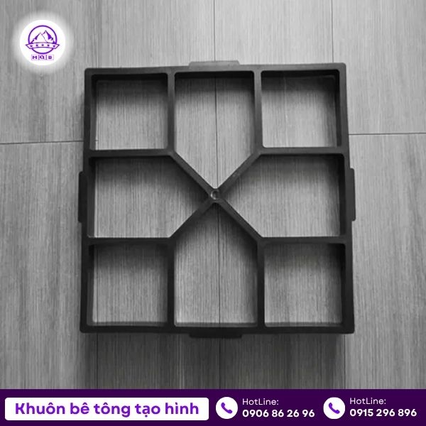 Khuôn đổ gạch sân vườn DIY bằng nhựa