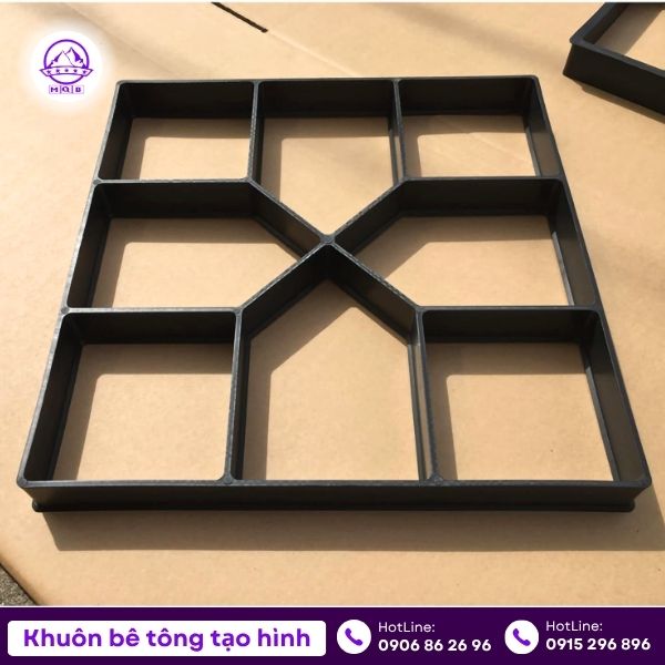 Khuôn đổ gạch sân vườn DIY