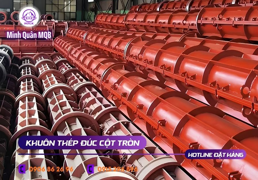 Khuôn đúc cọc ly tâm bằng thép
