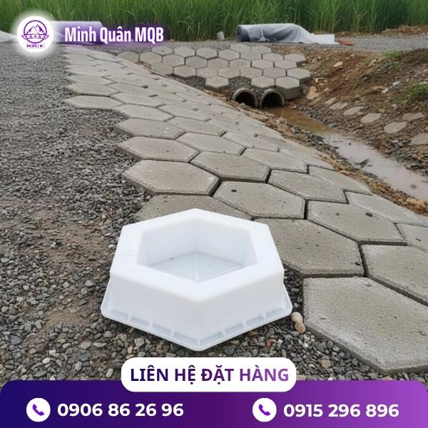Khuôn đúc gạch lục giác bằng nhựa