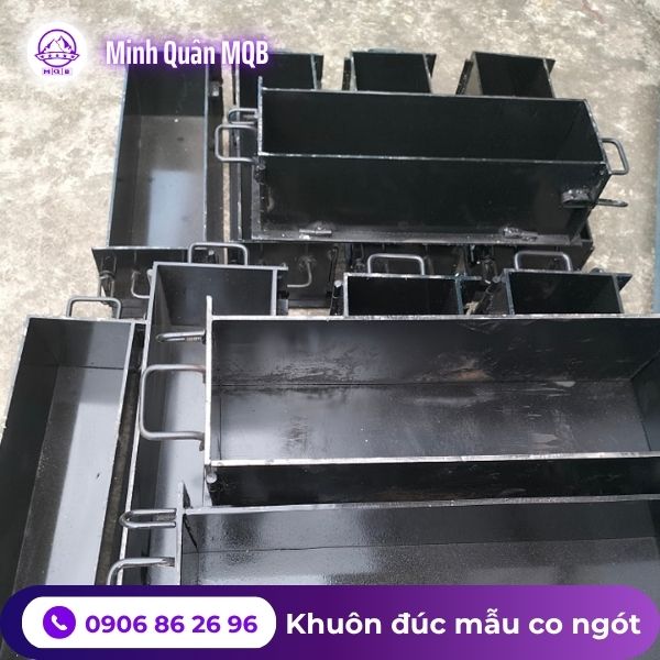Khuôn đúc mẫu thử co rút bằng thép