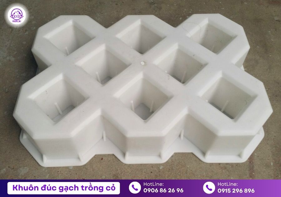 Khuôn gạch block trồng cỏ chất lượng