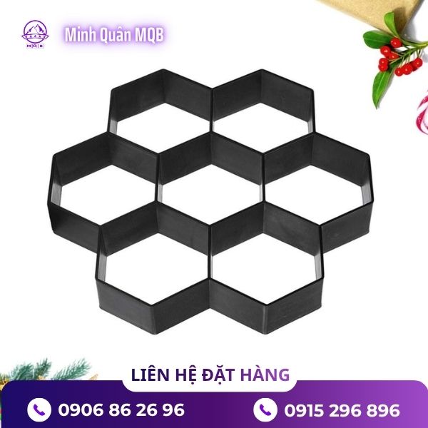 Khuôn gạch lục giác 7 ngăn