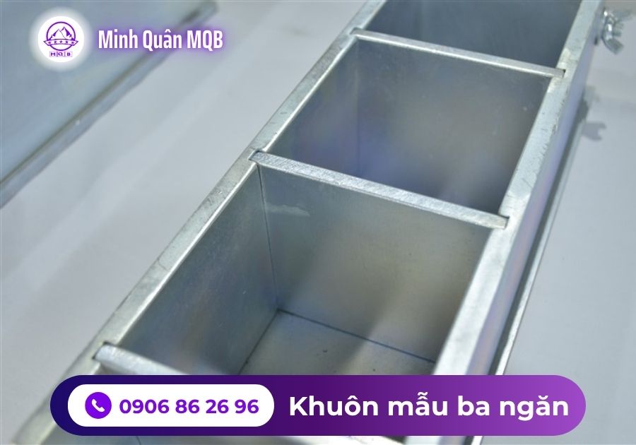 Khuôn thép tạo ba mẫu bê tông