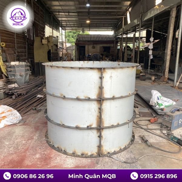 Formwork thép đúc cống
