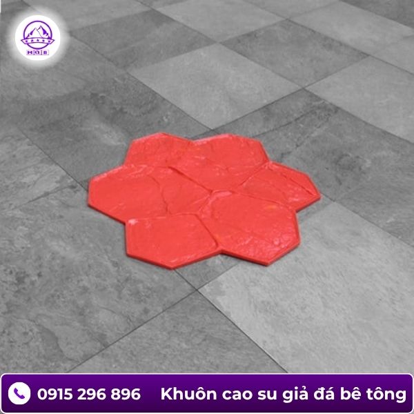Khuôn áp bê tông giả đá phiến bằng cao su