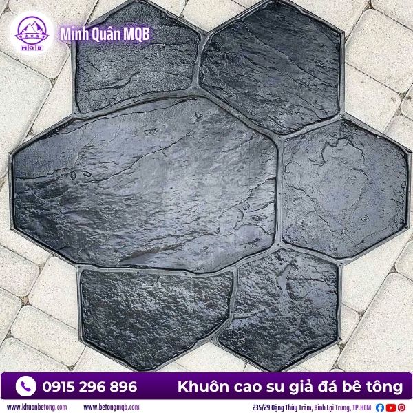 Khuôn dập bê tông giả đá