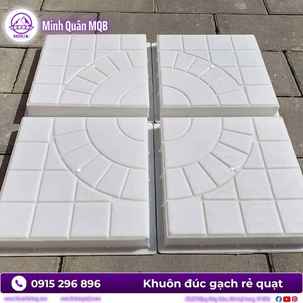 Khuôn nhựa PP đúc gạch rẻ quạt