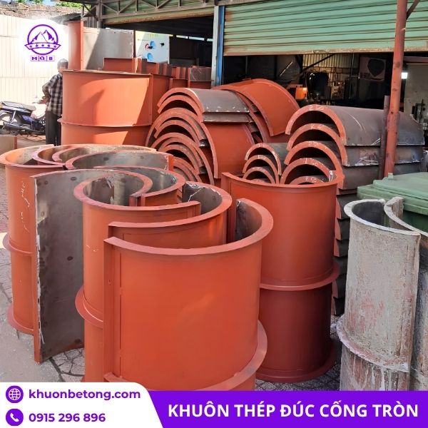 Khuôn thép làm cống 1m