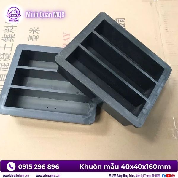 Khuôn vữa 40x40x160mm bằng nhựa ABS