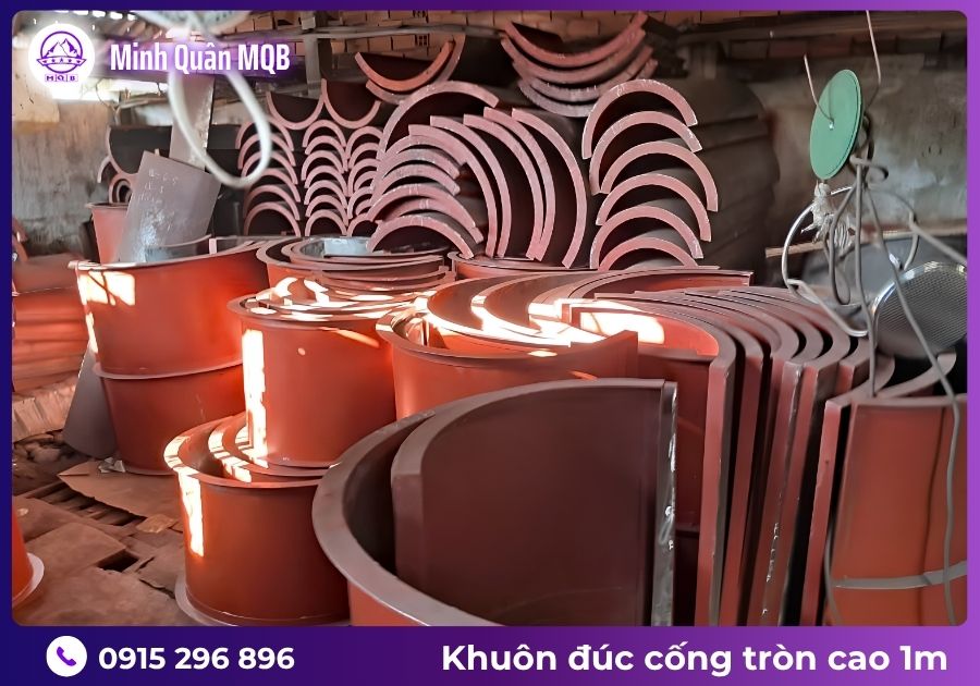 Ván khuôn đúc cống tròn bằng thép