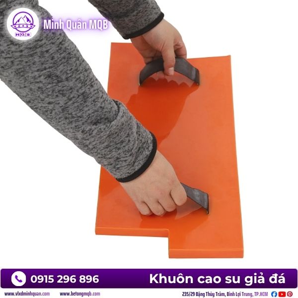 Cách dùng khuôn cao su giả đá thanh