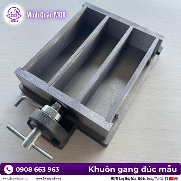 Giá khuôn gang đúc mẫu vữa