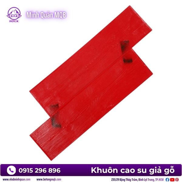 Khuôn cao su vân gỗ cao cấp